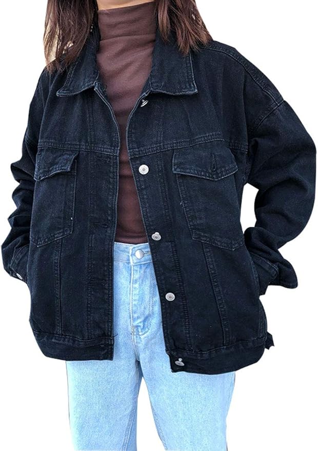 baggy denim jacket