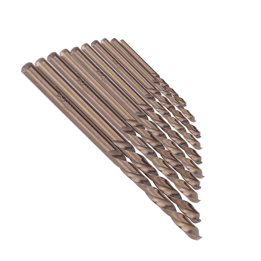 100pcs M35 HSS-CO Twist Drill Bits 1mm-5mm for Drilling on Stainless Steel