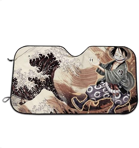 Amazon Co Jp One Piece ワンピース 車用サンシェード 車 フロントガラスサンシェード車フロント 遮光 断熱 サンシェード 撥水構造 簡単着脱 折りたたみ 四季対応 フロントガラスカバー カーシェード サンシェイド 普通車 軽自動車 Suvに適用 車のフロントガラス