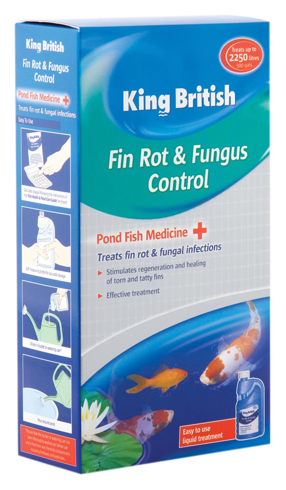 King British Fin Rot & Fungus Control for Ponds 250ml Amazon.co.uk