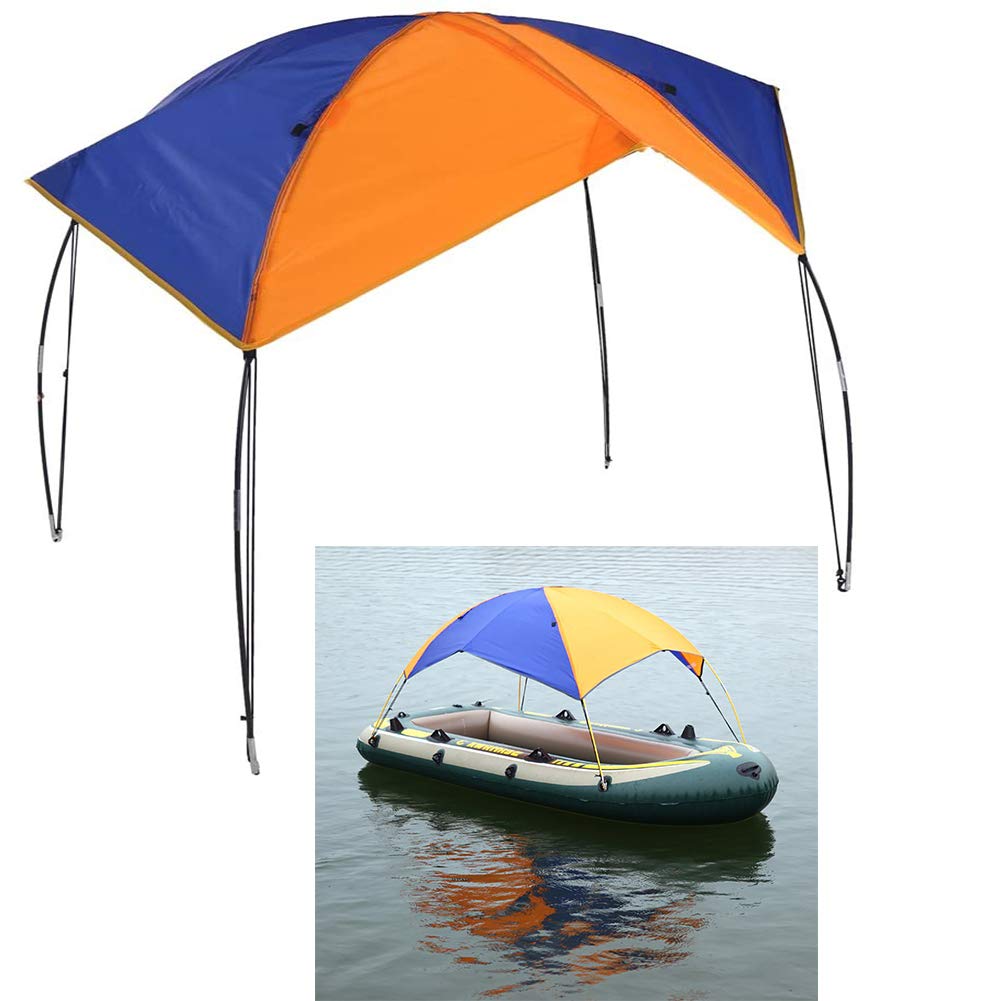 4-5 person inflatable boat sun umbrella sailing awning roof Awning Top Cover fishing tent