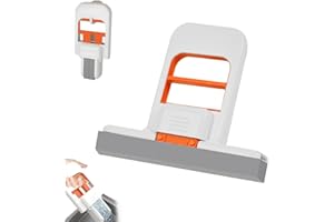 Mini Foldable Desktop Mop, Mini Mop Squeeze Cleaner, Portable Cleaning Sponge Mops, Wet and Dry Use Cleaning System Small Cot