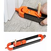 GOZWELL Precise Contour Scribe Tool with Lock for Pencil - Woodworking Edge Corner Measuring Profile Duplicator
