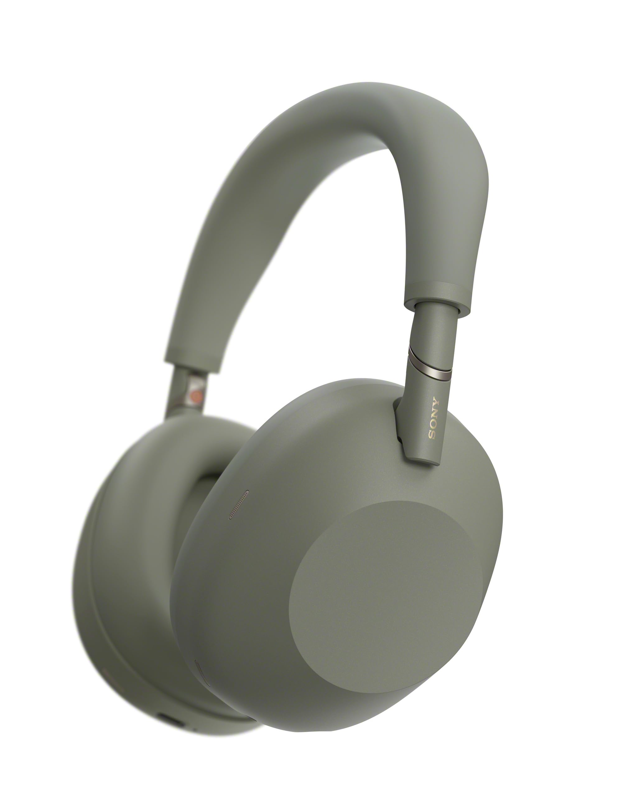 Sony WH-1000XM6 The Best Noise Cancelling Wireless Headphones, Olive Gray