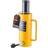 VEVOR 20T 4Inch Hydraulic Cylinder Jack Hollow Single Acting Hydraulic Ram Cylinder 100mm Hydraulic Lifting Cylinders (20T 4Inch Hollow)