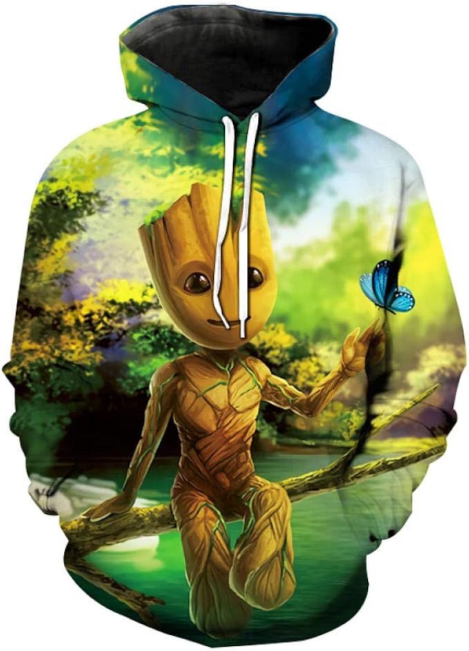 Sudadera Con Capucha Ujeres Hobres 3D Ipriió Hoodies Novedad