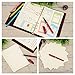 Hestya A5 6-Ring Binder Planner Refill Paper for Journals Notebooks Diaries Inserts, 8.35 by 5.59 Inches (200)