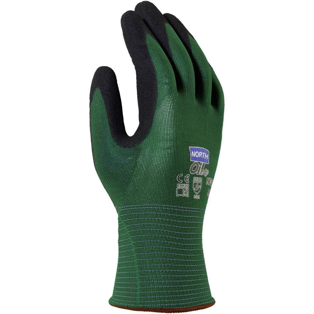 Honeywell Oil Grip Gloves, Green/Black, 11 XX-Large (Pack of 12)