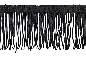 Belagio Enterprises 2-inch Chainette Fringe (10 Yard Roll) | P-7043-02 Black