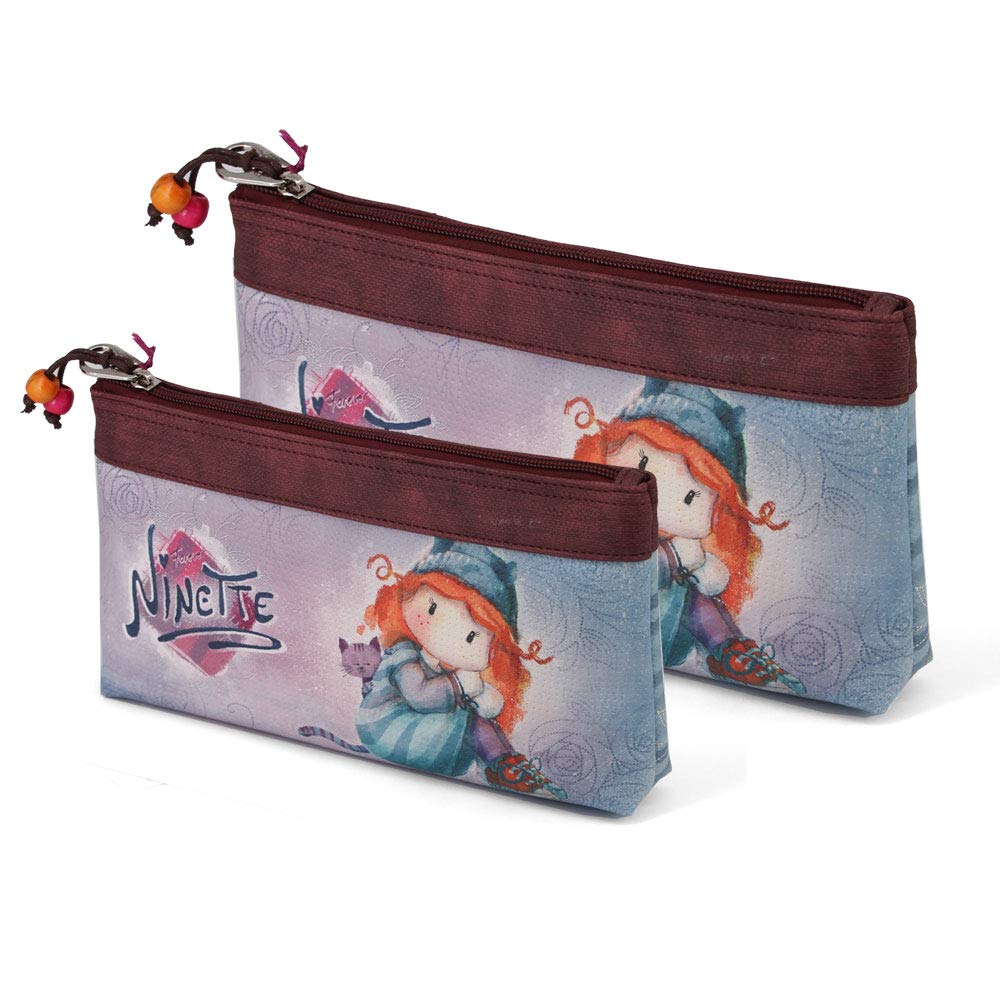Forever Ninette Origin-Set of Two Toiletry Bags, Multicolour, 26 x 15 cm