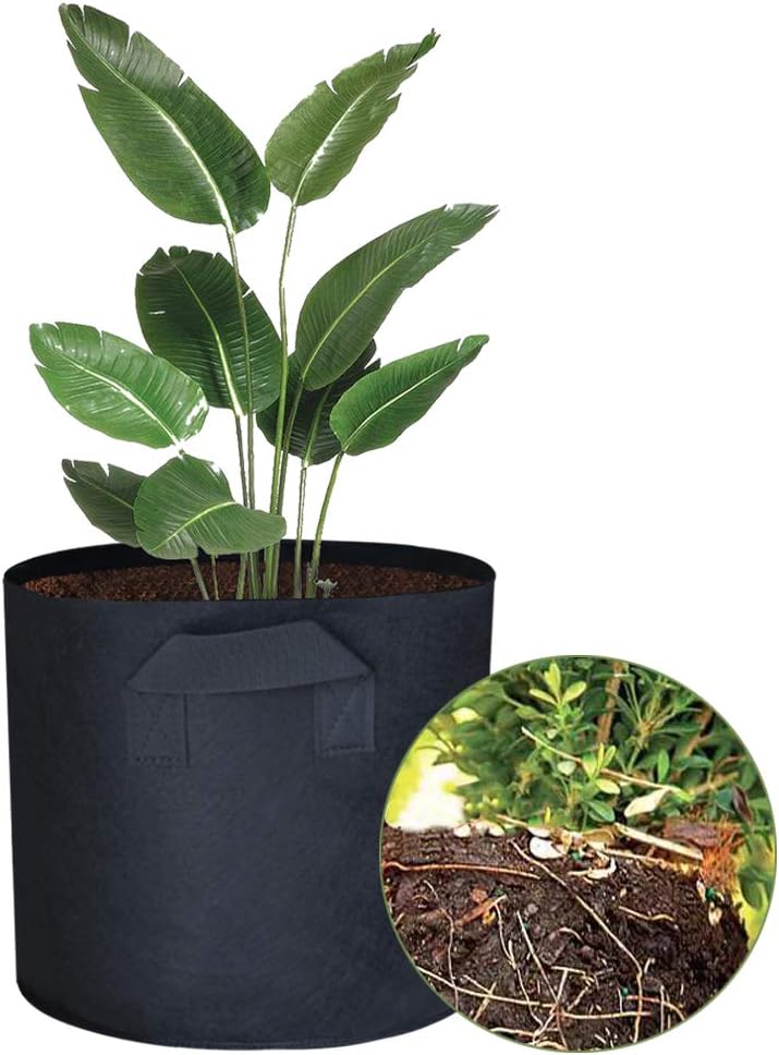 Awnic Sacos para Plantas Maceta Textil no Tejido Plantas Mini ...