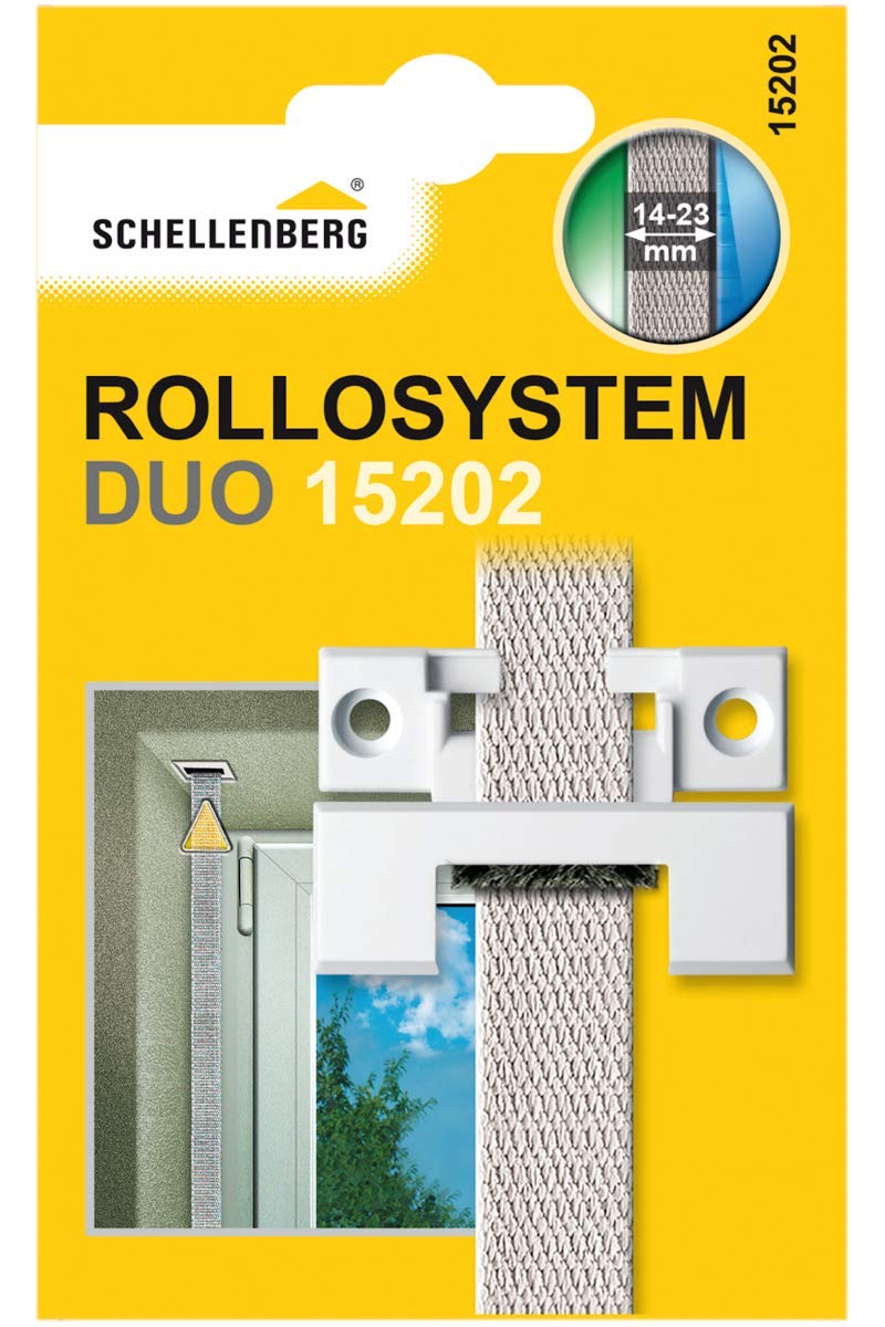 Schellenberg 15202 Duo Guide-sangle Angle for Shutter Belt Wind System with Min/Max