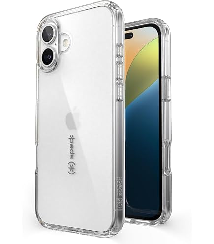 Aazon.co: Tech21 EvoLite For IPhone 16 - Ultra Thin - Ipact Protection Case - In Clear