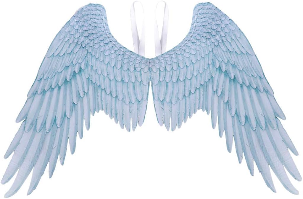 PRETTYEST Ailes Plume Ange Fée Plume Wings Ailes Mardi Cosplay Pretend