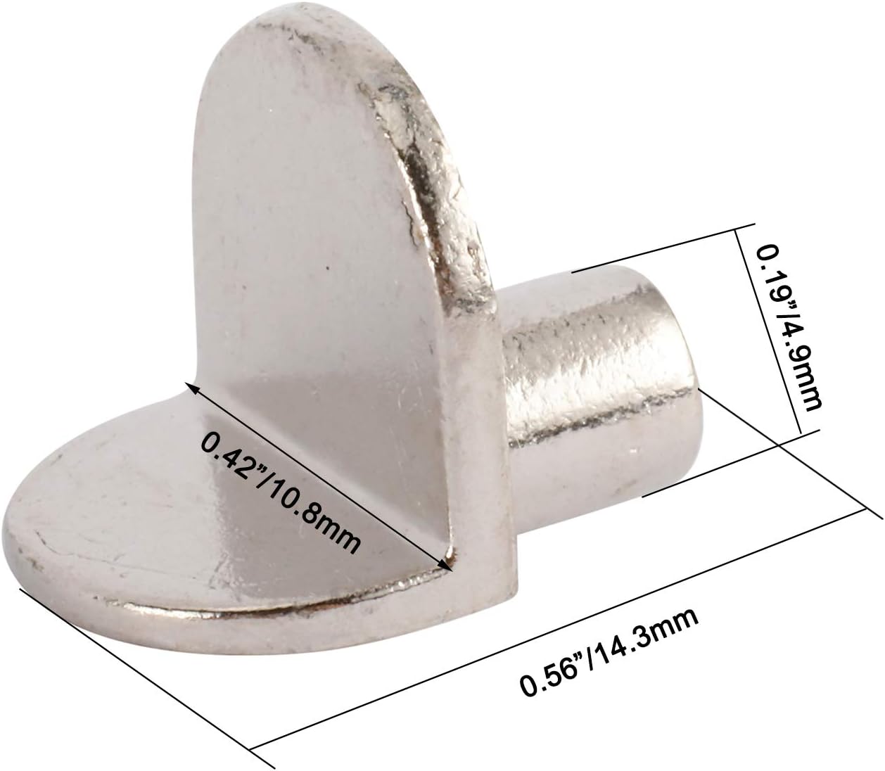 80 x Shelf Bracket Pegs 5mm Shelf Support Pegs for Furniture