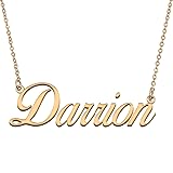 HUAN XUN Customized Custom Simple Any Name Necklace