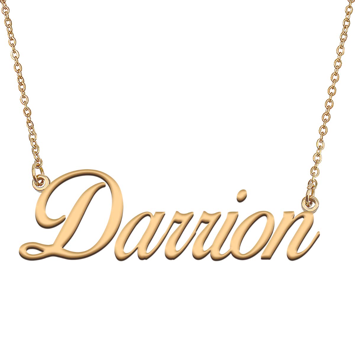 HUAN XUN Customized Custom Simple Any Name Necklace