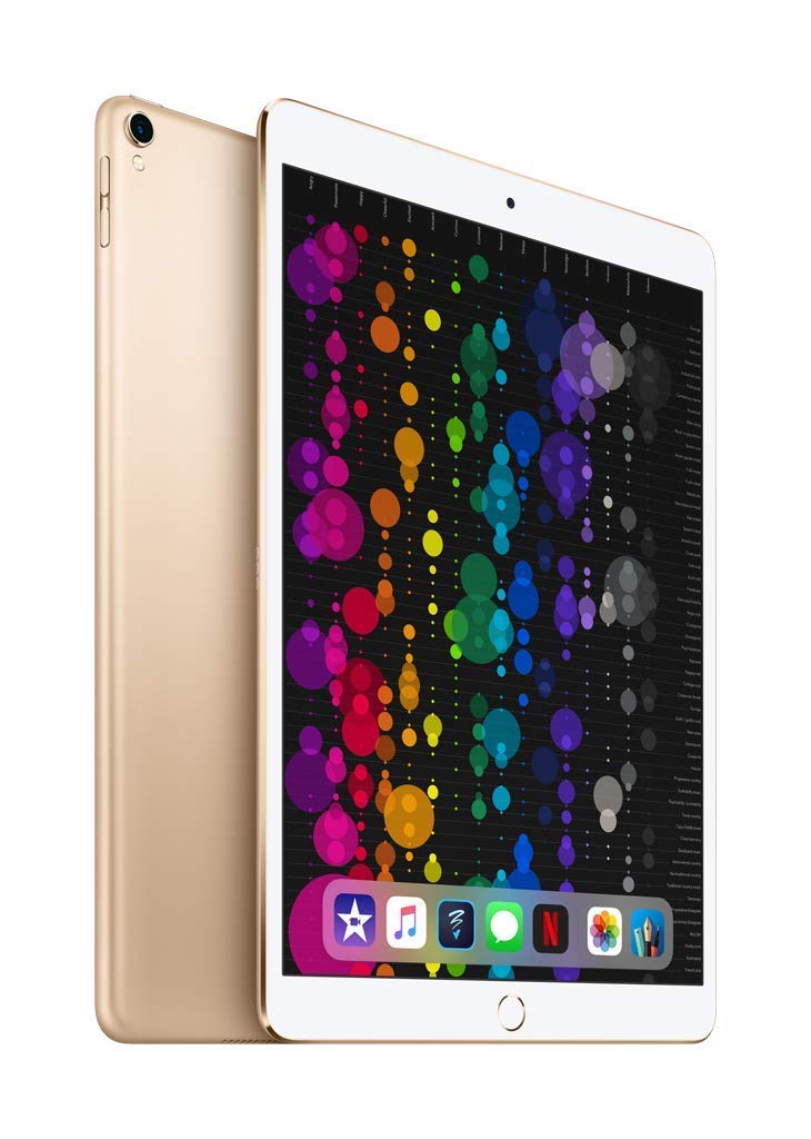 2017 Apple iPad Pro (10.5-inch, Wi-Fi + Cellular, 64GB) Gold (Renewed)