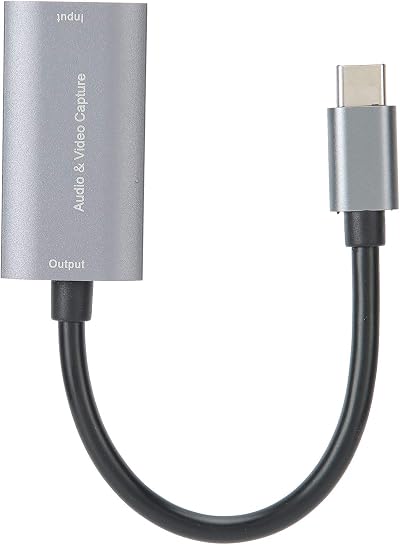 Dilwe TypeC HDMI 4K 1080P Video Capture Card for Mobile Game Console Live