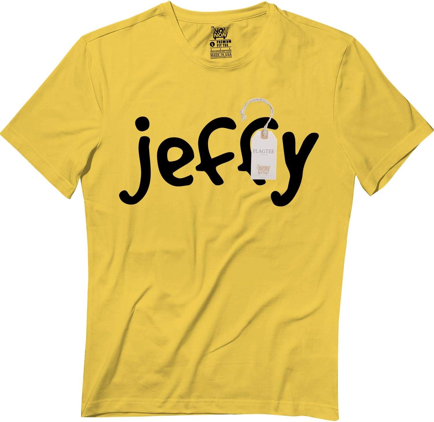 Jeffy-Shirt Adult Yellow Mens Womens Halloween Costume TZ9 T-Shirt