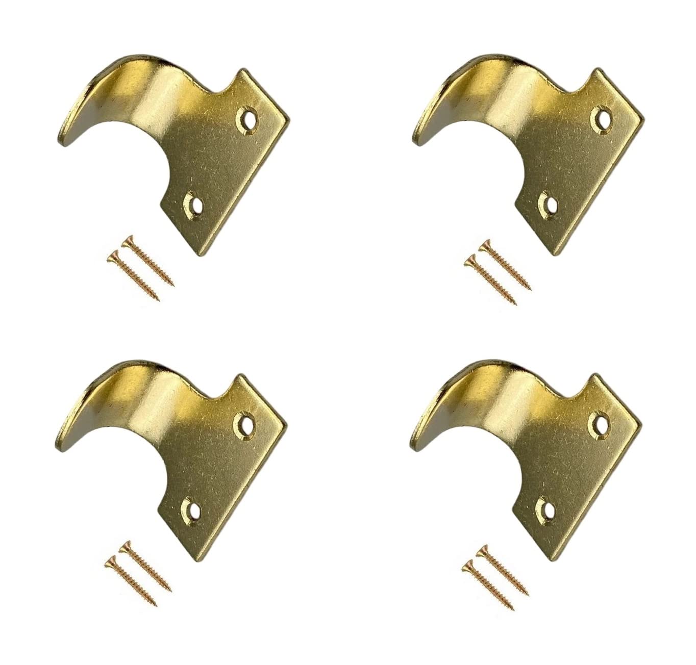 TERF® Traditional Victorian EB Brass Sash Lift Heavy Duty Sash Window Lift Pull Sliding Handle Including Fixing Screw - Pack of 4