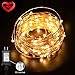 Ylife 33Ft 100 LED String Lights, Warm White Mini Fairy Lights Waterproof, Flexible Copper Wire, Decorative Lights for Festival Party, UL Adapter Included