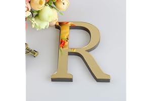 UJAKEL Letter Decor for Wall Wall Decor Metal Letters 3 Inch Metal Letters for Outdoor Signs 8 Inch Letters Decorative Letter Metal Letters Wall Decor Letters for Wall Bubble Letter Decor