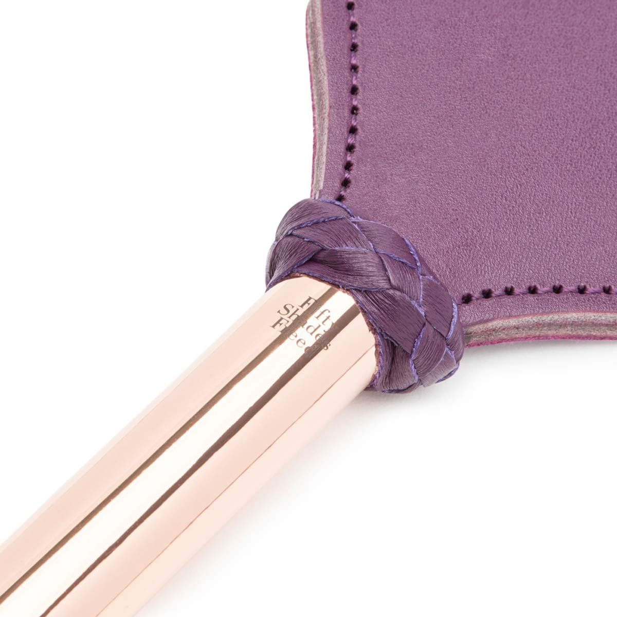 Fifty Shades Freed Cherished Collection Leather and Suede Paddle, Purple - Image 3