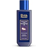 Blue Nectar Ayurveda Gentle Baby Oil for Newborn Skin Care -Moisturizing Baby Massage Oil for Dry Skin &Scalp Moisturizer| Soothing with 100% Natural Coconut Oil & Organic Ghee (13 Herbs, 3.38 Fl Oz)