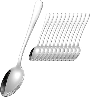 Esmeyer 156-120 12-teiliges Kaffeelöffel-Set Modell "Sylvia", 18/0 Edelstahl, poliert - der günstige Topseller seit 25 Jahren!