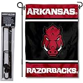 Arkansas Razorbacks Garden Flag with Stand Holder