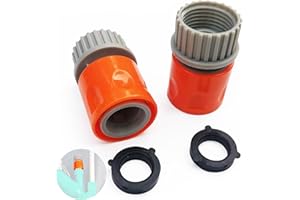 CYG&CL Quick Coupler for Portable Pool Vacuum, Suction Tip with Sealant Tape, Pool Vacuum Hose Attachment for Jet Underwater Cleaners, Mini Vac, Pool Leaf Vacuums