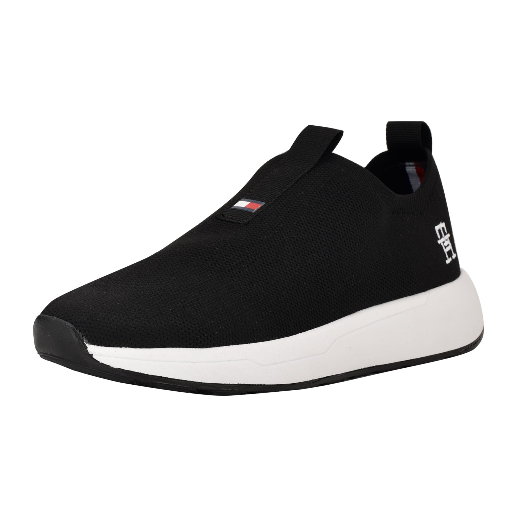 Tommy Hilfiger Women’s Ada Sneaker, Black/White 001, 10