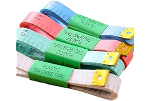 2Pcs Random Color Flexible Soft Ruler Body Measuring Tape Ruler Clothing Ruler Ideal for Sewing Tailor Dressmaker