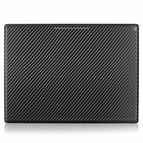ArmorSuit - All-New Fire 7 Screen Protector (2017 Release) + Black Carbon Fiber Skin Back Protector MilitaryShield w/ Lifetime Replacements - Front Anti-Bubble Ultra HD Shield