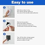 RENKE Super Strong Sided Adhesive Strips 50 Pcs - Heavy Duty Mounting Pads view 3