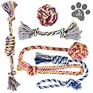 Pets&Goods Dog Chew Toys - Puppy Teething Toys - Dog Toy Set - Rope Dog Toy - Medium and Small Dog Chew Toys - Chew Toys for Dogs - Dog Toy Pack - Washable Cotton Rope for Dogs