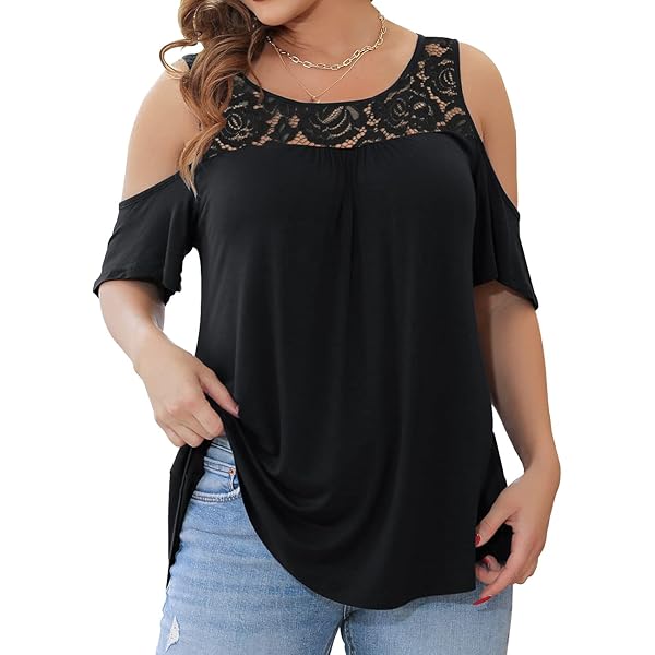 cute plus size off the shoulder shirts