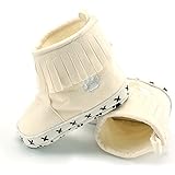 Silverone Baby Girls Winter Snow Boots Infant Solid Bowknot Shoes Prewalker