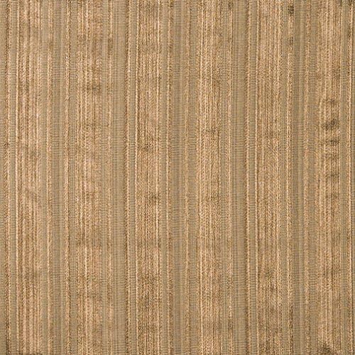 A0101A Brown Two Toned Stripe Metallic Sheen Upholstery Fabric By The Yard