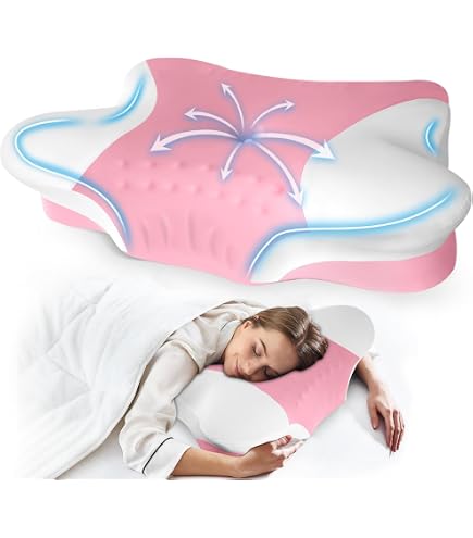 Amazon.com: Cervical Neck Pillow for Side Sleeper - Memory Foam