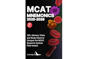 MCAT Mnemonics 2025-2026: 100+ Memory Tricks, Study Strategies for MCAT Success