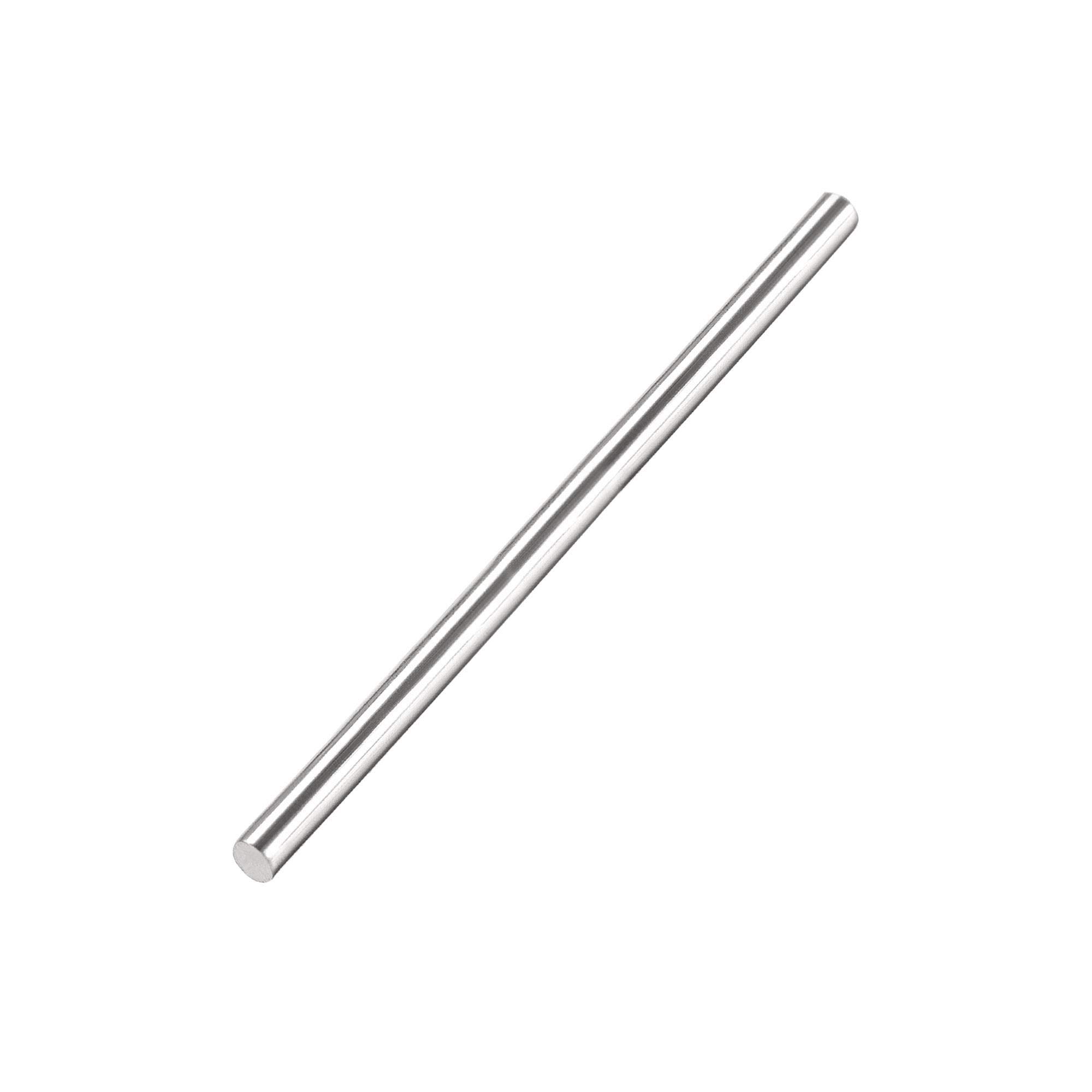 sourcing map 3mm x 50mm 304 Stainless Steel Solid Round Rod for Drift Punches DIY Craft Model Plane Model Ship Model Cars - 20pcs