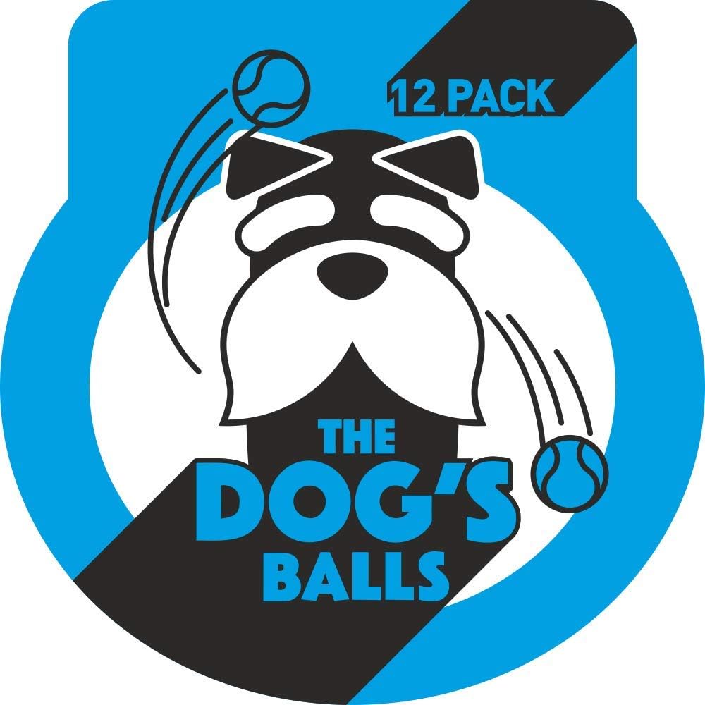 Pet Supplies : The Dog's Balls, Dog Tennis Balls, 12-Pack Blue Dog Toy, Premium Strong Dog & Puppy Ball for Training, Play, Exercise & Fetch : 