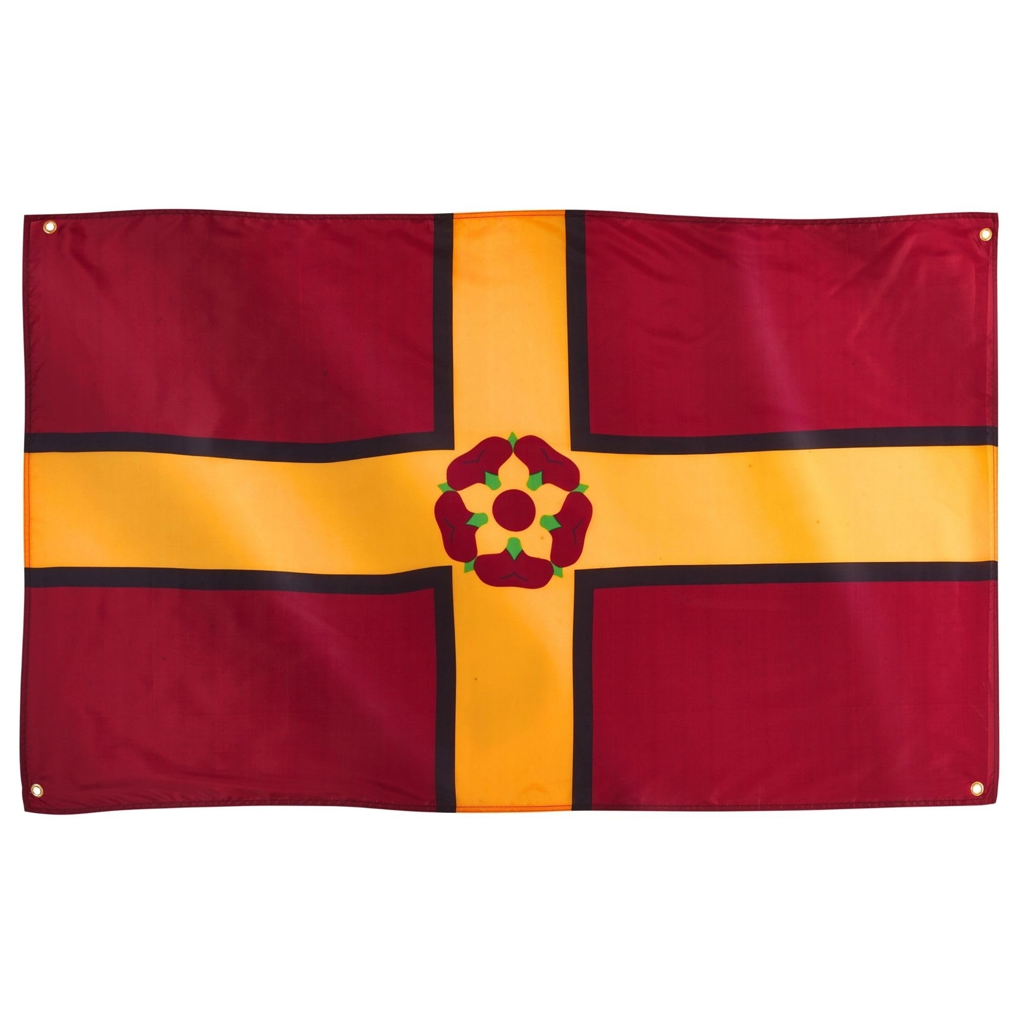 Runesol Northamptonshire Flag, 91x152cm, 3ft x 5ft, 4 Grommets, Eyelet In Every Corner, Northamptonshire Day, Northampton, British Regional Flag, Premium Flags, Inside, Outside, Banner, Vivid Colours — image 1