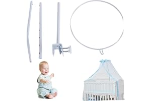 Support de baldaquin à clipser, réglable pour berceau de bébé, support de berceau en métal, support universel pour chambre d'