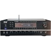 Pyle 7.1-Channel Hi-Fi Bluetooth Stereo Amplifier - 2000 Watt AV Home Theater Speaker Subwoofer Surround Sound Receiver w/ Radio, USB, RCA, HDMI, MIC IN, Supports 4K HD TV's, 3D - Pyle PT796BT