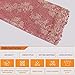 SALAMUTU African French Lace Fabric 5 Yards Nigerian Eco-Friendly Embroidery Lace Fabric with Rhinestones and Beadsfor Party Dress Formal Wedding Dress 5 Colors（Blush Pink）