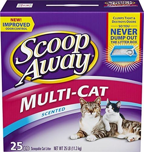 Scoop Away Multi-Cat, Scented Cat Litter, 25 Pound Carton by Scoop Away