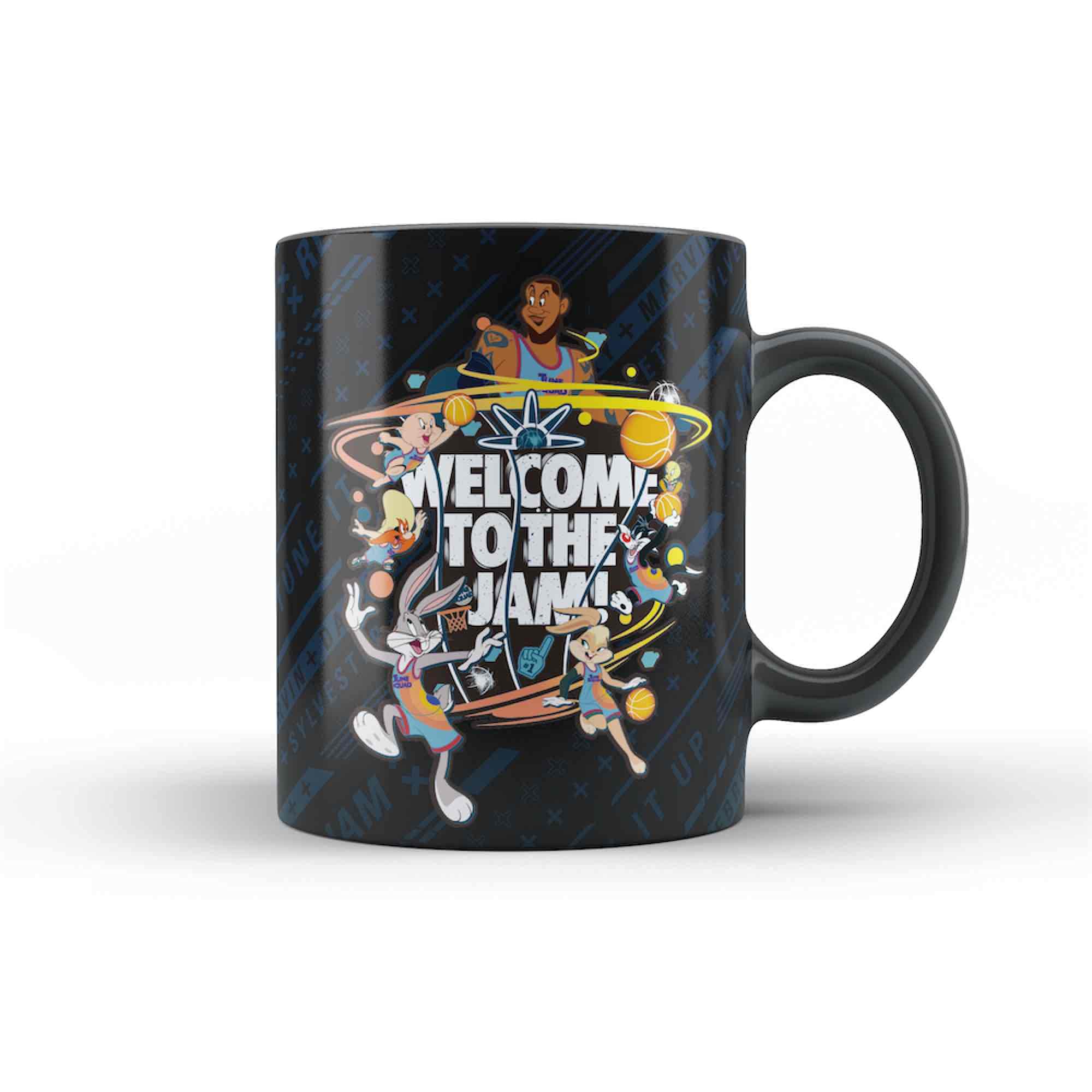 SD Toys Welcome to The Jam Space Jam Looney Tunes Mug, Black, SDTWRN24932
